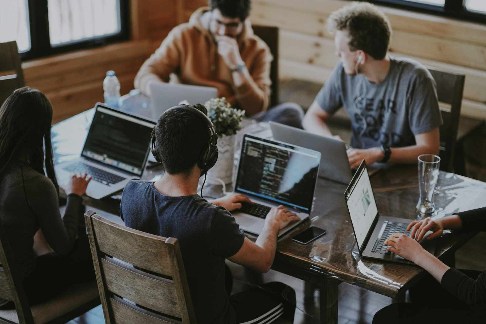 Creative team planning digital product strategy